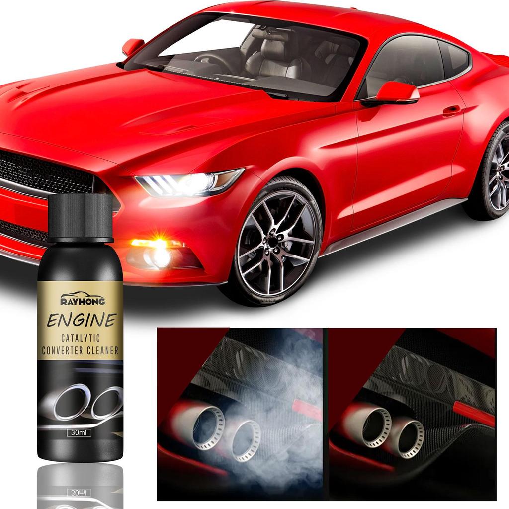 RAYHONG Очиститель каталитического нейтрализатора двигателя Удаление и очистка углерода Очиститель выхлопных газов двигателя