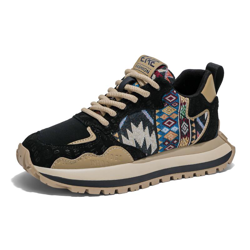 Мужские повседневные кроссовки, трендовые универсальные кроссовки для папы, модная удобная обувь на шнуровке, низкие, на толстой подошве, мужская обувь