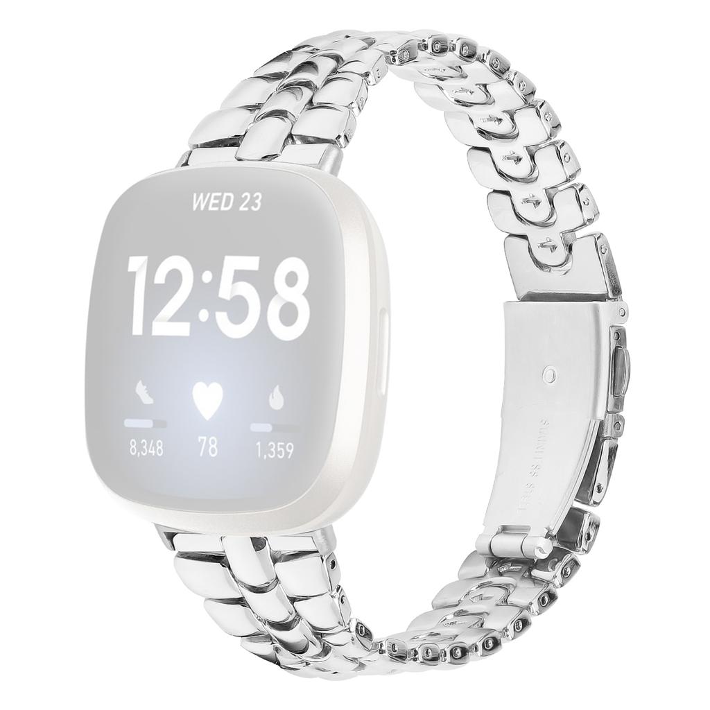 For Fitbit Versa 3/Sense Replacement Strap Stylish Alloy Smart Watch Band