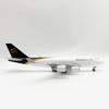 B747 30cm Diecast Resin 747 UPS Airways Aircraft Model Miniature Plane Wheels & Base Aviation Enthusiasts Airplane