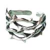 Hollow Design Thorns Rings Wedding Party Gift Thorn Open Rings Adjustable Finger Rings Alloy Material Hip-Hop Jewelry