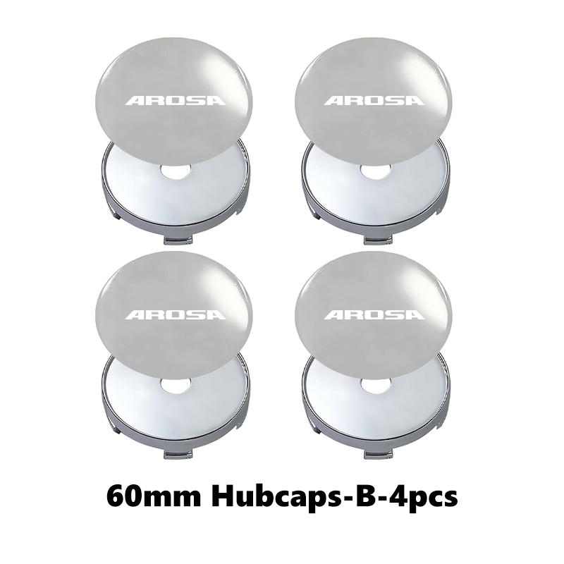 For Seat 4Pcs 56mm/60mm Car Wheel Center Hub Cap Rim Cover Cupra FR Altea Leon Ibiza Ateca Formentor Born E-Racer