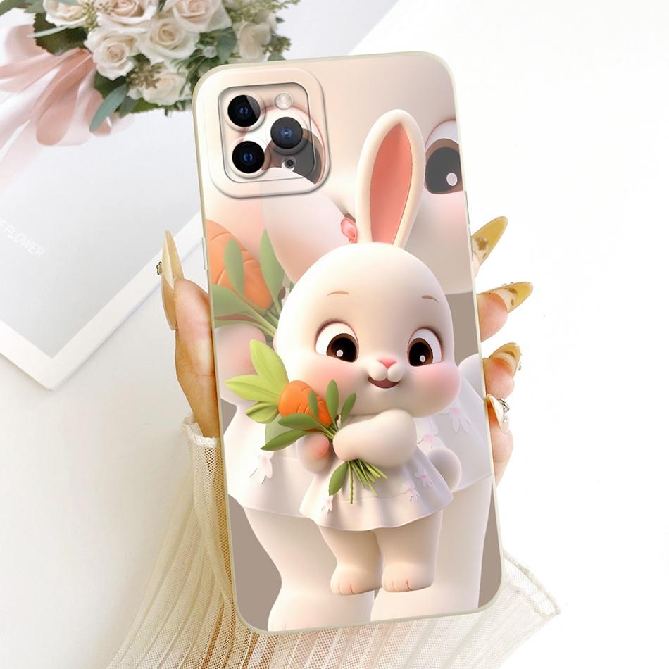 For iPhone 11 Pro Max Cute Cat Flower Cartoon Phone Case For iPhone11 11Pro 11ProMax Shockproof Soft Silicone Covers Bumpers