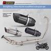 Non-Destructive 250SR NK250 Motorcycle Exhaust Pipe Modification for Drum Kit
