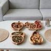 Деревянное поднос для закусок, симпатичная сырная тарелка, небольшое поднос для закусок, сервировочное блюдо для орехов, сосисок, кексов, хлебных палочек и хранения.