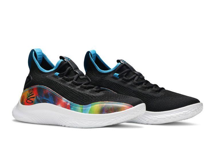 Мужские кроссовки Under Armour Curry 8 Tie Dye Черный Черный/Белый-Белый