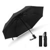 Folding Automatic 8 Folding Umbrella for Men and Water Quick Strong Wind Easy To Comes with an Umbrella Black MISSOKIE Umbrella, One-touch,