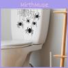 Spider Web Halloween Toilet Sticker Decor For Living Room Bedroom And Entryway