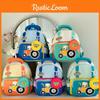 Large Capacity Backpack Cartoon Tractor Girls Boys Baby Kindergarten Bag School