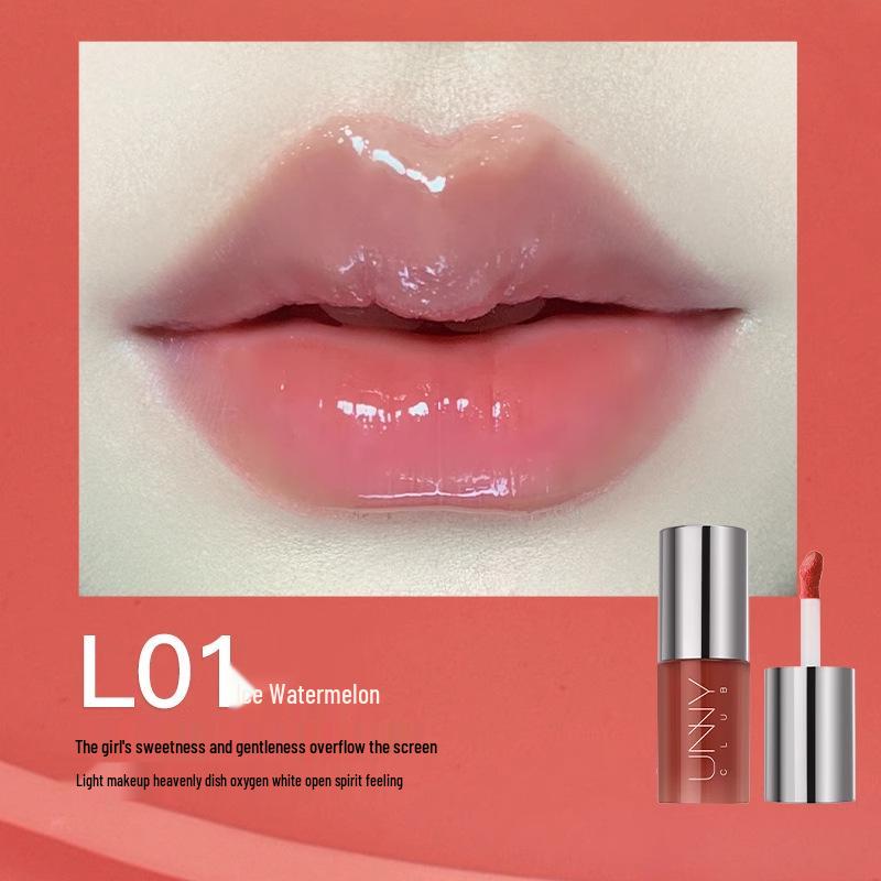 UNNY Moisturizing Lip Essence: Honey-Infused, Water-Light Lipstick for Reduced Lip Lines.
