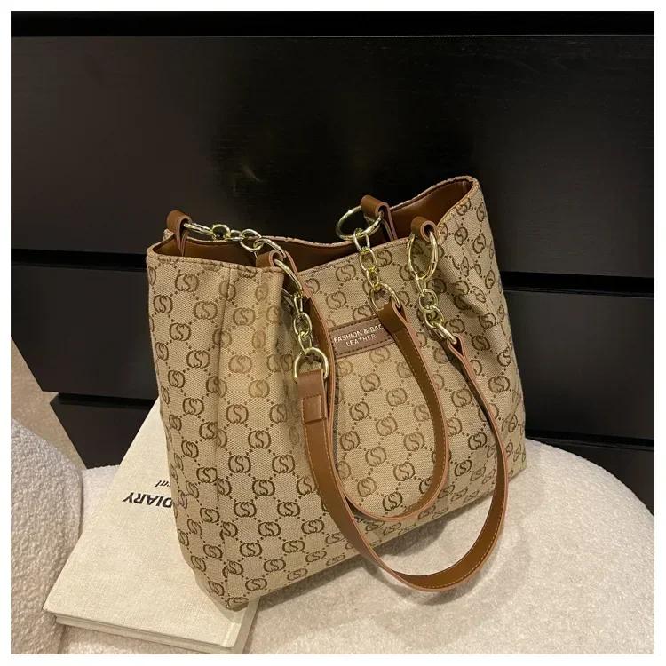 Женская сумка, новая, большая вместительная сумка-тоут, модная, ручная сумка, текстурная сумка через плечо