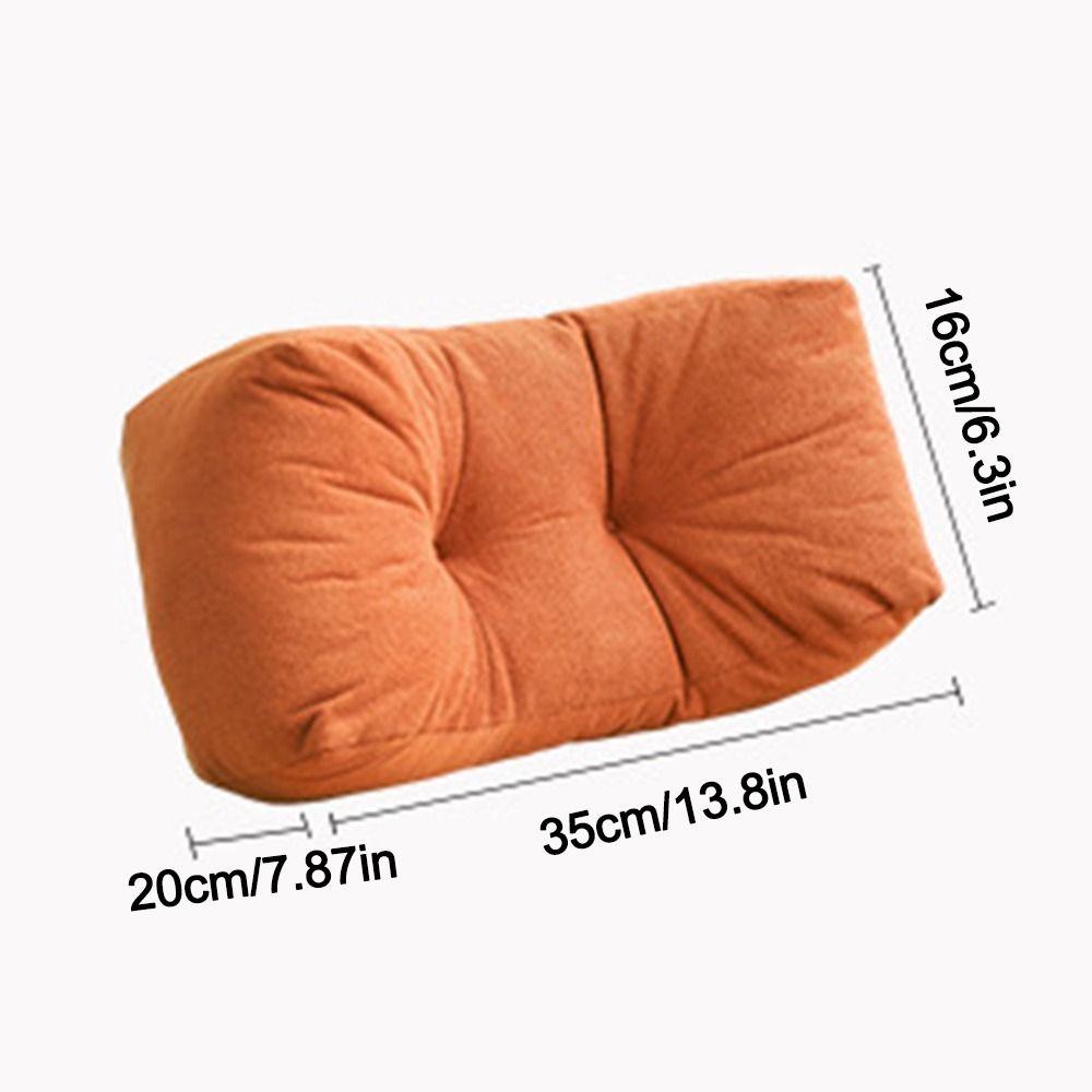 35x16x20cm Ergonomic Back Pillow Comfortable Low Back Pain Relief Chair Cushion for Car Seat Bed