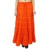 Maxi Beach Wear Cotton Skirt Long Boho Hippie Lace Women Wear