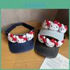 Ковбойская шляпа Hello Kitty для женщин, летняя, для защиты от солнца, дышащая, с широкими полями