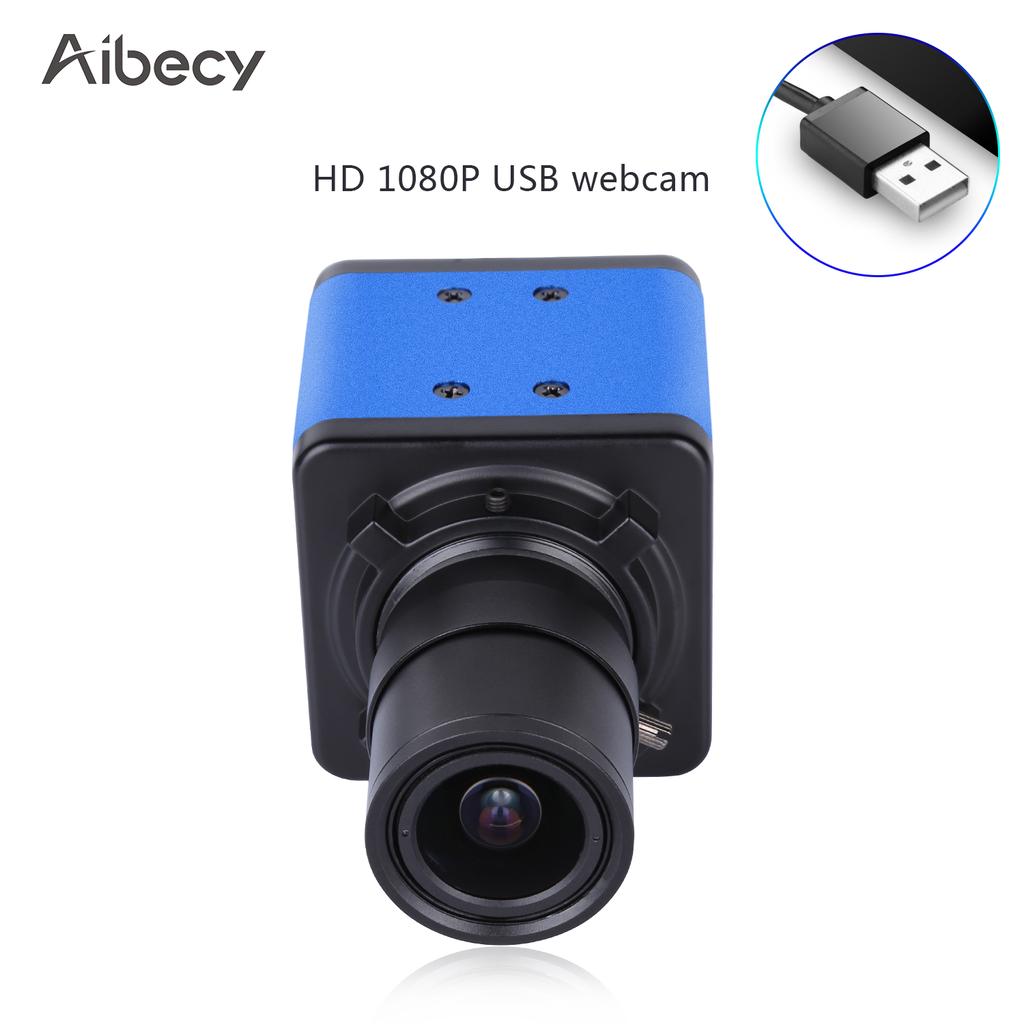 Aibecy 1080P HD Camera Computer Camera Webcam 2 Megapixels 5X Optical Zoom 155 Degree Wide Viewing