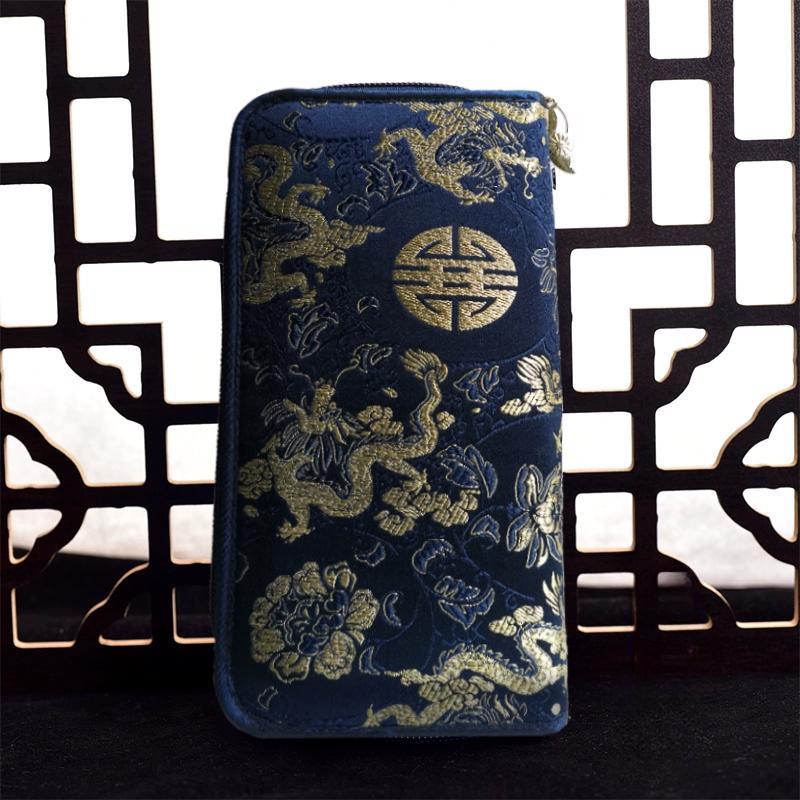 Китайский характерный подарок: Кошелек Yunjin, этническая вышивка ручной работы, подарок на день рождения для матери, праздничный подарок, женский кошелек