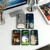 Чехол для телефона Мой сосед Тоторо Мягкий черный Для Samsung Galaxy A73,A72,A71,A70,A53,A52,A51