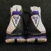 Nike Zoom Kobe 2 Lite высокие кожаные ботинки US8.5 26.5 бело-фиолетовые(ИСПОЛЬЗОВАЛ)