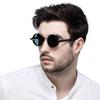 Новые мужские металлические круглые солнцезащитные очки Классические ретро стимпанк очки для мужчин Летние UV-защитные линзы UV400 Очки