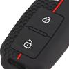 2 кнопки силиконовый чехол для дистанционного ключа защитный чехол для VW Polo Lupo Passat Fox