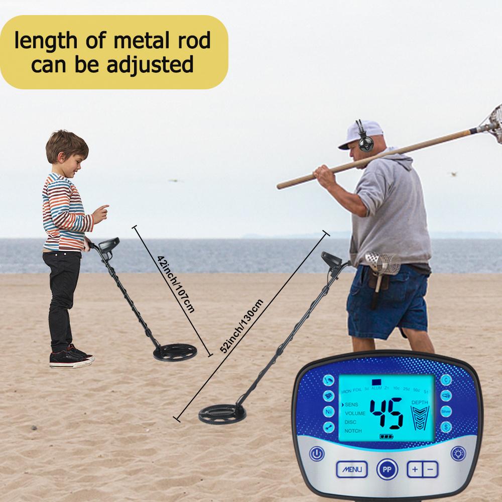 MD-990 Металлоискатель Профессиональный подземный металлоискатель Высокочувствительный детектор золотых сокровищ Охотник-пинпоинтер