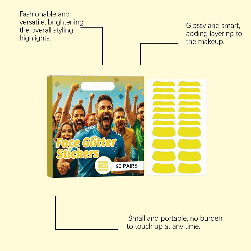 Eye Black Stickers For Sports Eye Strips Baseball Football Softball Face Eyeblack Stickers For Sport Game Day Themed Supplie  60 PAIRS