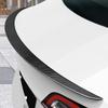 Car Rear Trunk Lip Spoiler Wing Real Dry Carbon Fiber Decoration For Tesla Model 3 Model3 2017- Exterior Tuning Accessories
