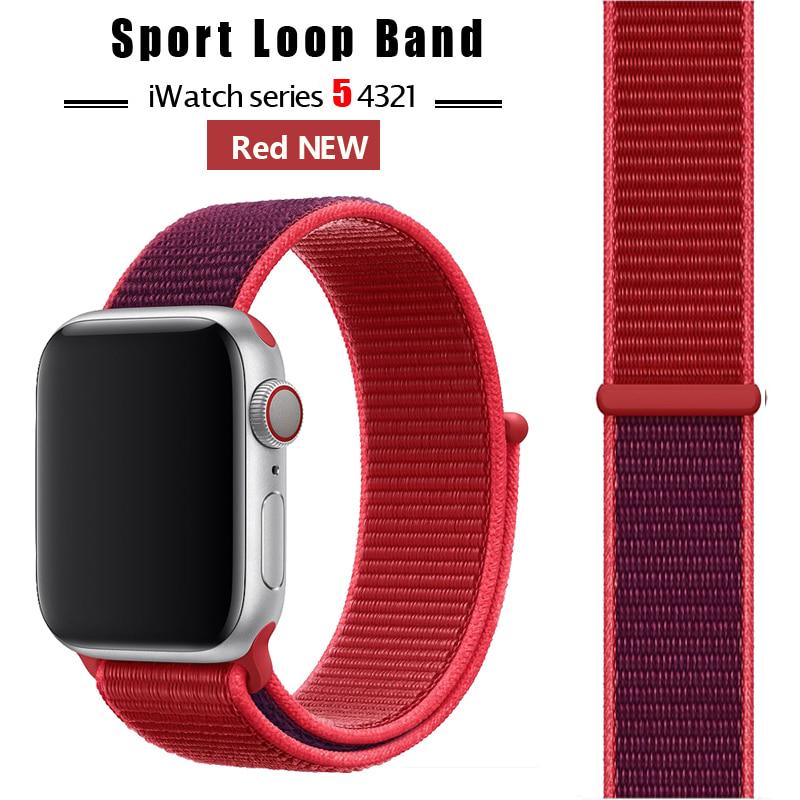 Нейлоновый спортивный ремешок для Apple Watch ремешок 44мм/40мм Apple Watch 6 SE 5 4 3 ремешок Iwatch ремешок 38мм/42мм браслет с аксессуарами для часов