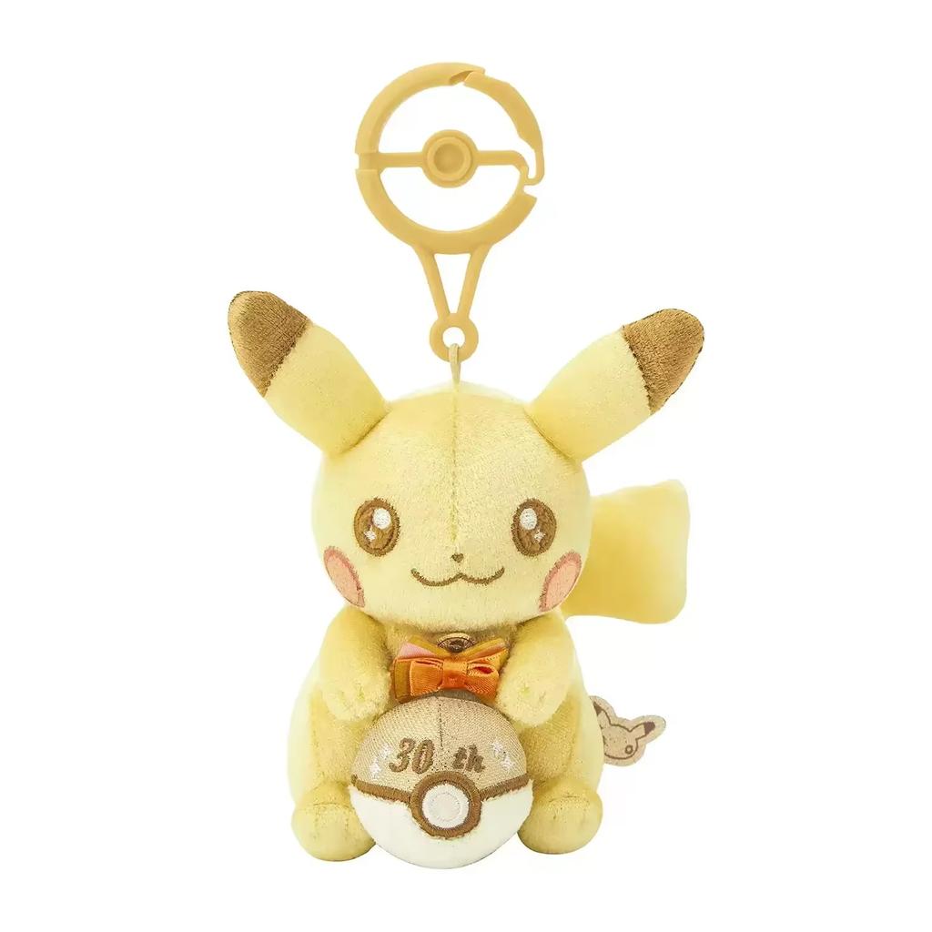 Hot Anime Pokemon Pikachu Plush 30Th Anniversary Same Style Pikachu Plush Kawaii Cute Soft Stuffed Plushie Doll Toy Gift
