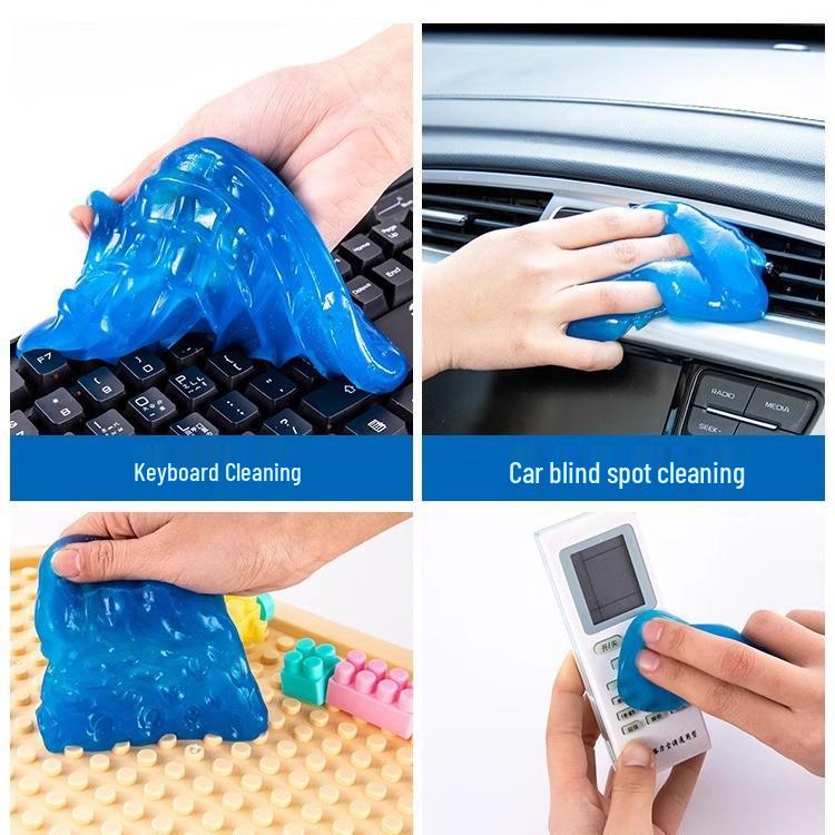 Многофункциональный гель для чистки салона автомобиля для щелей и удаления пыли