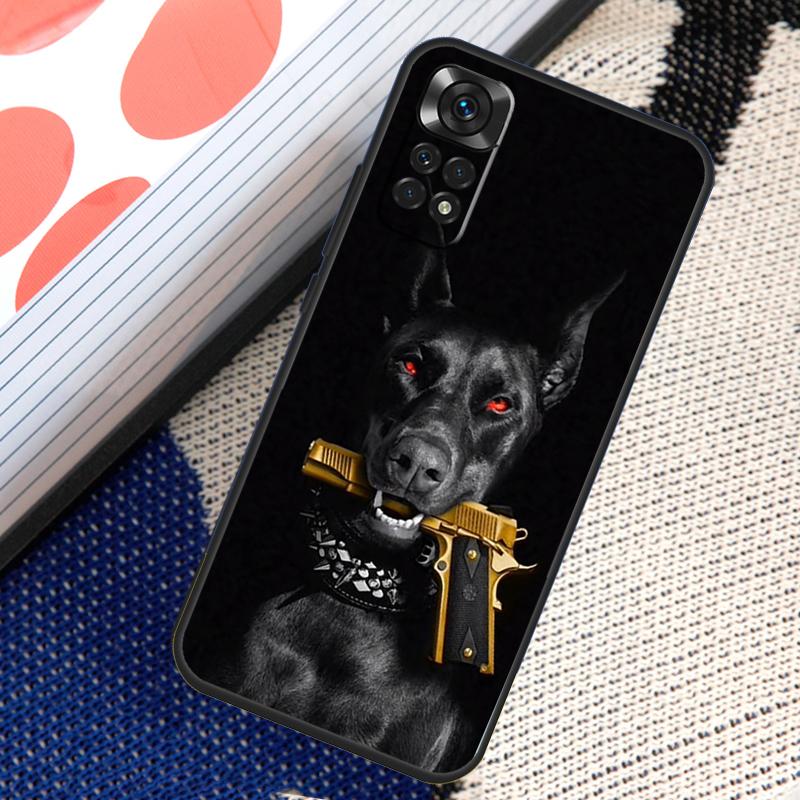 Animal Doberman Dog Case For Xiaomi Redmi Note 8 9 10 11 12 Pro 8T 9S 10S 11S Redmi 12C 9C 9T 10A 10C Cover