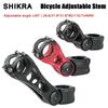 SHIKRA SK01 Mtb Power Bicycle Handlebar Stem Road Mountain Bike Table 90/110/145mm Rod Adjustable Stem 31.8 25.4 Riser