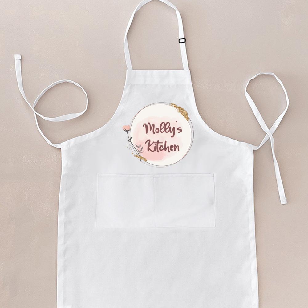 Индивидуальный кухонный фартук для готовки с именем, рождественский подарок для мамы-повара, подарок на день рождения для мамы
