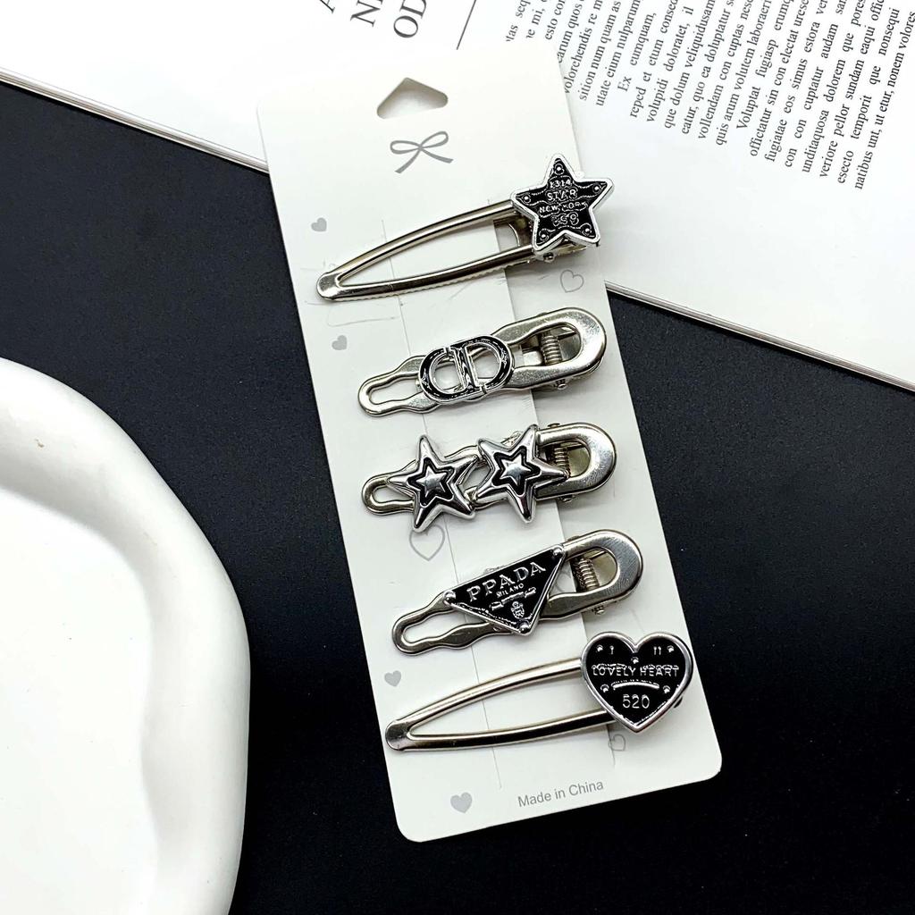 Крутая металлическая шпилька Y2K: Высококачественная горячая девчачья челка с заколкой и головной убор в виде утконоса