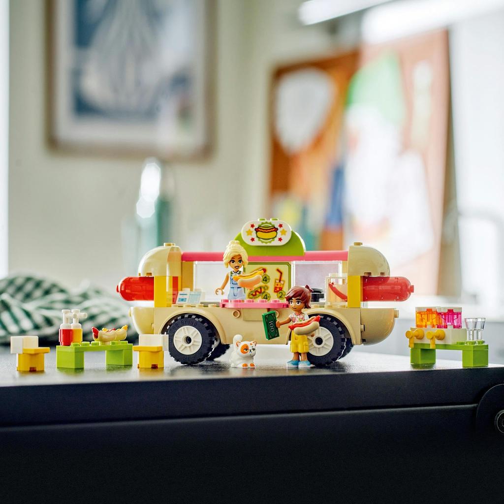 LEGO Друзья Хот-дог Кухня Машина Игрушка Подарок День рождения Блок Образовательный Рождество Мальчики Девочки Дети 4 года 5 лет 6 лет Ролевые игры