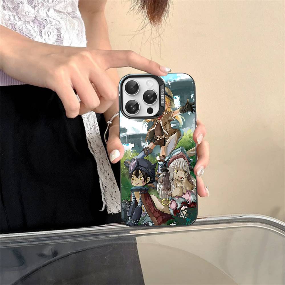 Чехол для телефона из аниме «Созданный в Бездне» для iPhone 17 16 15 14 13 12 11 Pro MAX Матовый ударопрочный задний чехол Защита от падений Матовая крышка