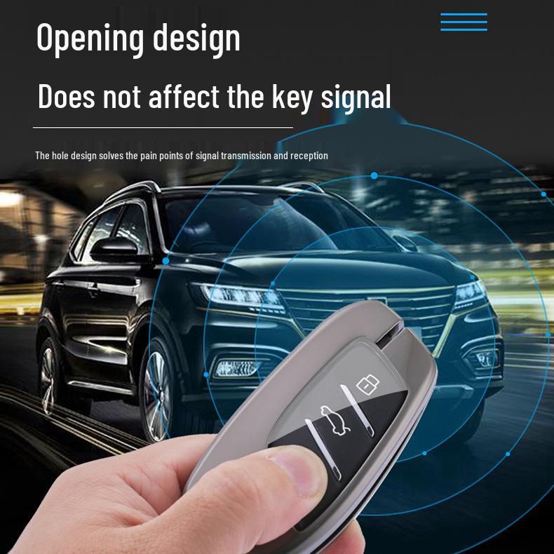 Roewe Car Key Case for RX5 Max, Ei5, I6, RX3, RX8, Clever, and eMAX