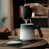 Ceramic Water Separation Tea Infuser Cup