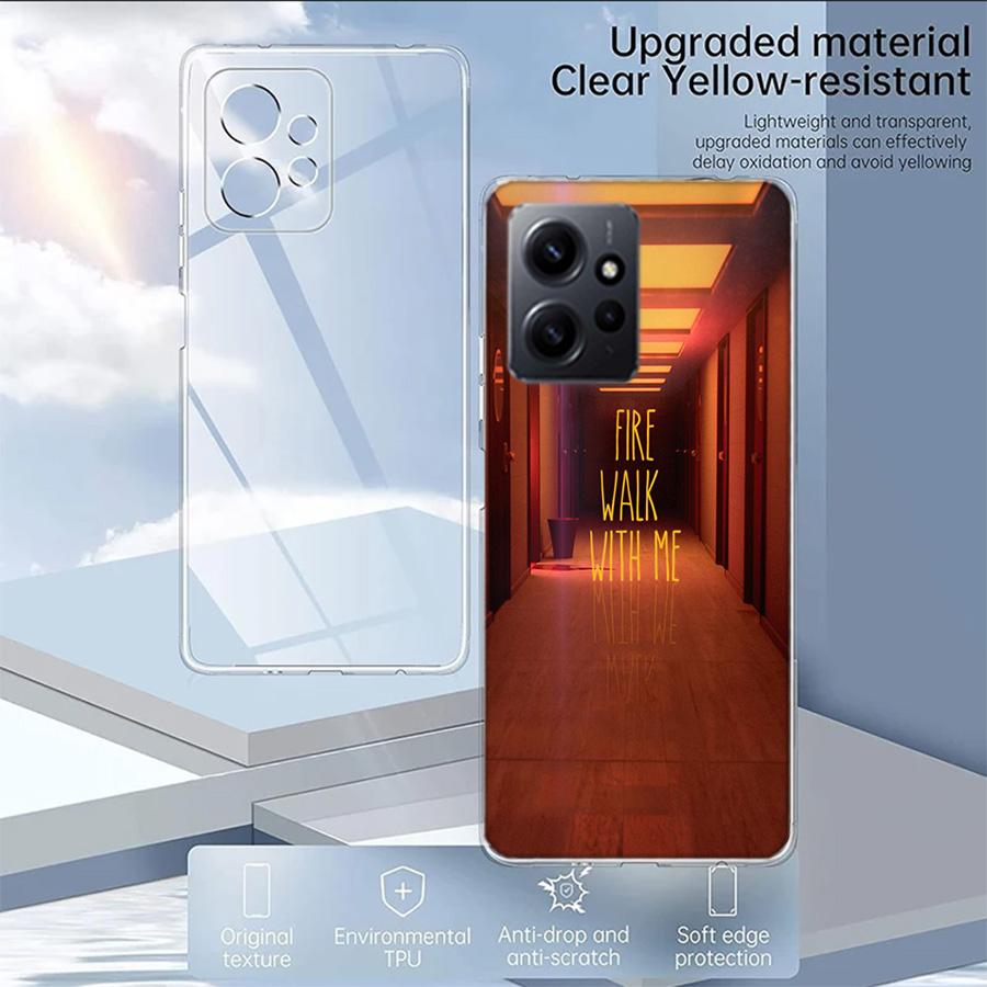 Twin Peaks Fire Walk With Me Phone Case For Redmi Note 14 15 Pro 5G 13 12 Pro Plus 11 11T 11E 11S 10 Pro 10S 9 9S Cover Cell Cle