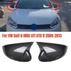 Для VW Volkswagen Golf 6 MK6 GTI GTD 2009-2013 автомобильный чехол для зеркала заднего вида, крышка крыла, отделка корпуса внешней двери, вид из углеродного волокна