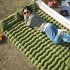 Tent Moisture-proof Pad Two Person Inflatable Pad Outdoor Camping Feet Thickened Office Lunch Sleeping Pad TPU Air Mattress