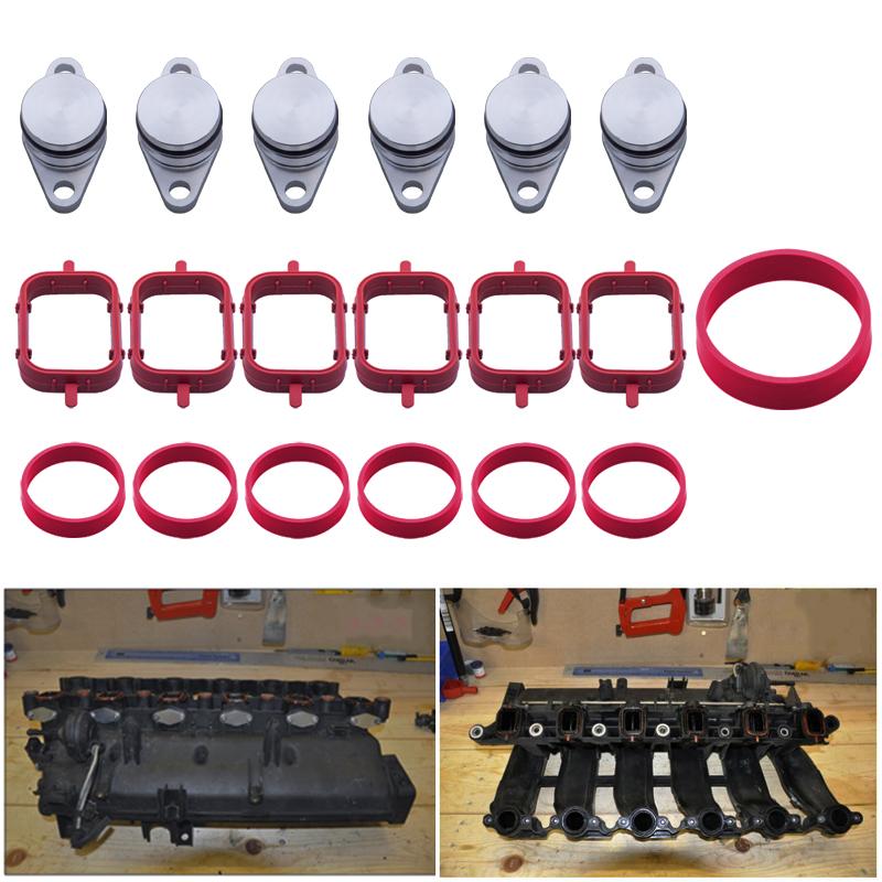 4*22mm / 4* 33mm Swirl Blanks Flaps Repair Delete Kit for BMW E87 E46 E90/91/92 E39 E60/61 E38 E65 E83 E53 E70 M47 M57 ect.