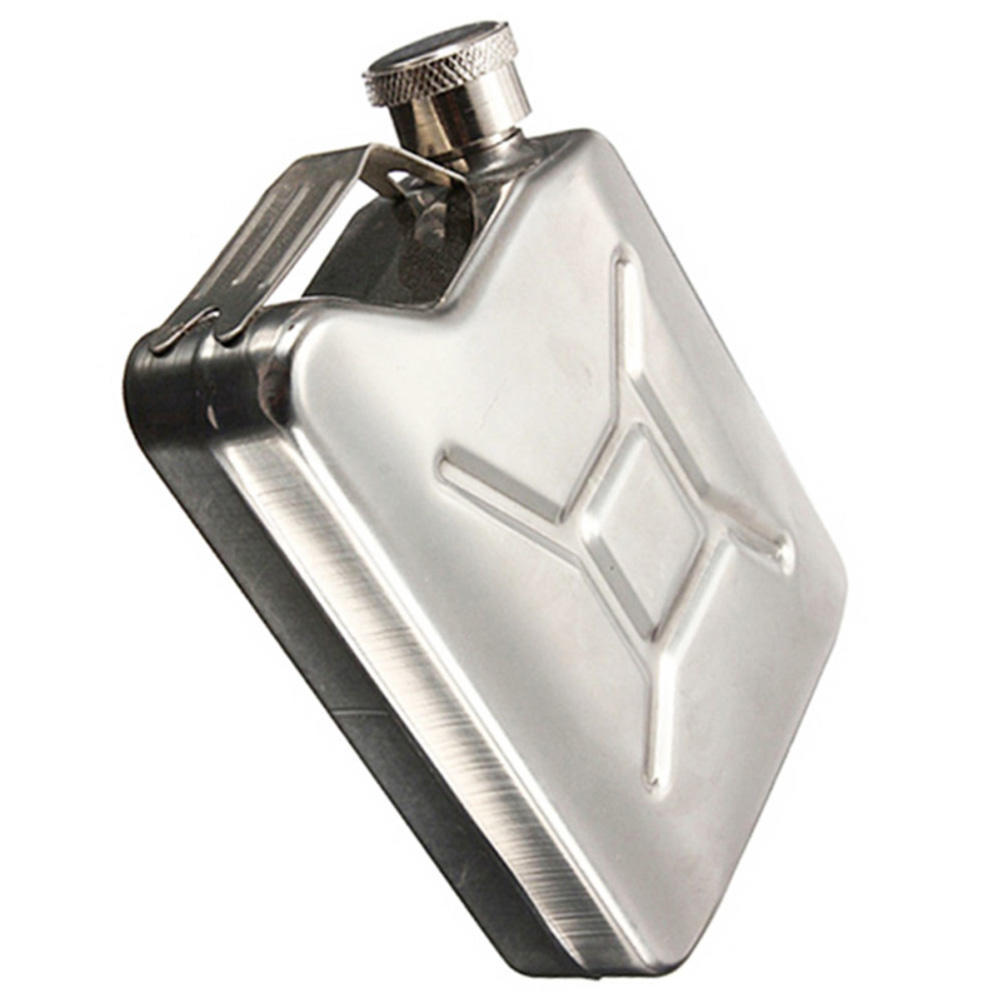 Прочная портативная серебряная бутылка для виски из нержавеющей стали на 5 унций с воронкой для дома, свадьбы, вечеринки, бара, алкогольных напитков