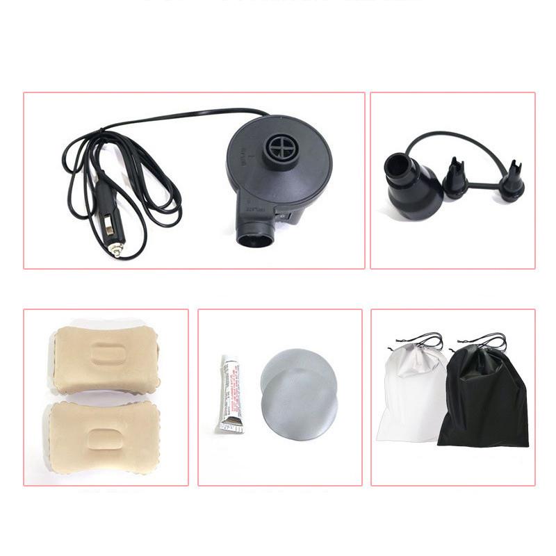 Прочный чехол на заднее сиденье автомобиля большего размера, автомобильный надувной матрас, дорожная кровать, влагостойкий надувной матрас, надувная кровать для салона автомобиля 135 см x 88 см