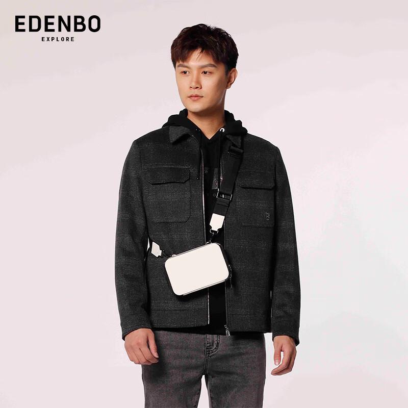 Мужская деловая повседневная куртка Edenbo из смесовой шерсти