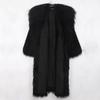 Women's Long Casual Loose And Warm Fur Coat In Large Size