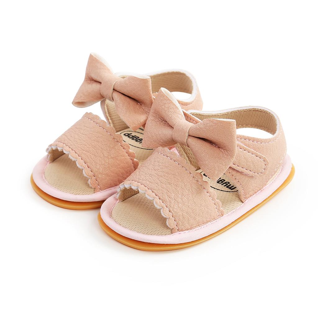 MYGGPP Summer Baby Sandals Baby Shoes Toddler Shoes Bow Shoes
