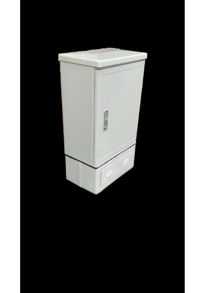 Outdoor Fiber Optic Cable Distribution Box - 48/72/96 Core Capacity, Floor-standing, Thickened Design