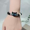 2023 Cute Black & White Couple Bracelets: Cheese, Black Sesame, Black Cat Design
