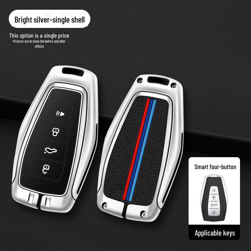 Силиконовый чехол для ключей Geely Emgrand для Xingrui, Xingyue, Binrui, Boyue, Binyue, GS — автомобильная сумка с металлической пряжкой